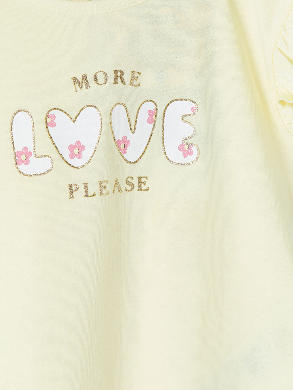Бебешка тениска с къдрици за момичета 2 опаковки-5