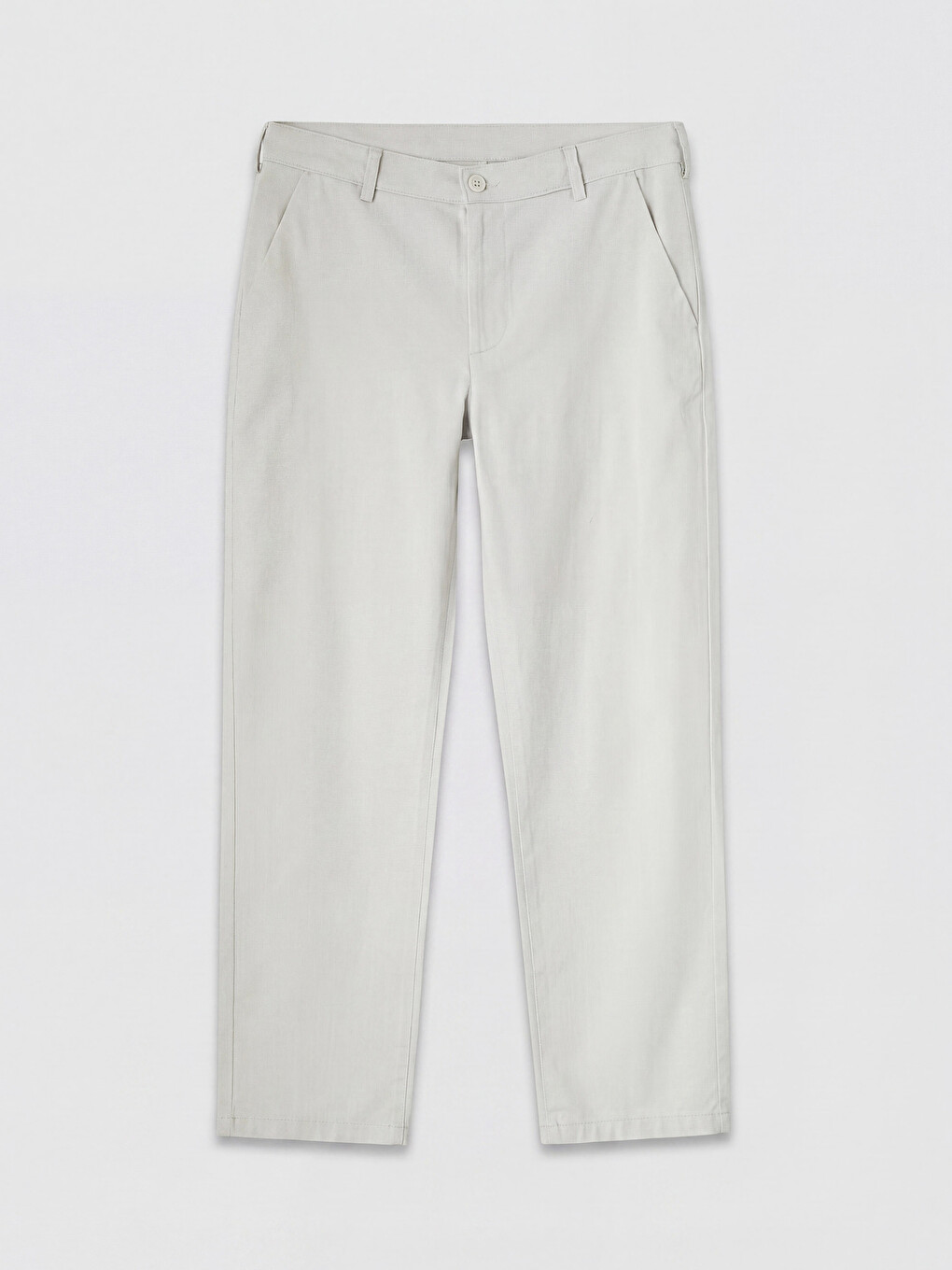 Regular Fit Dobby Men's Trousers-4
