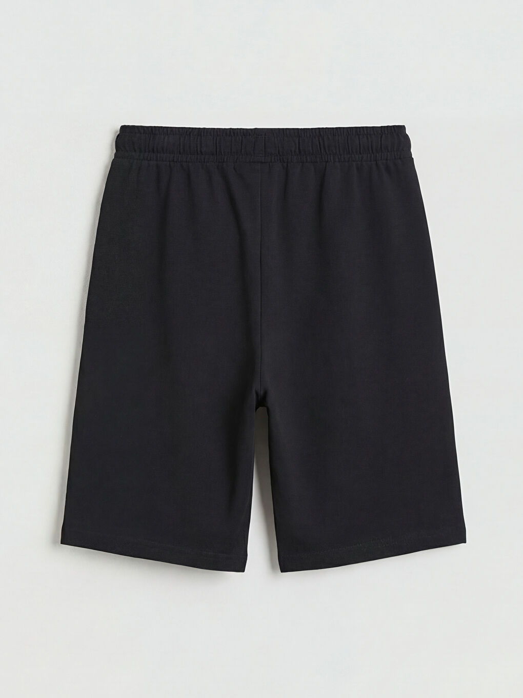 Siyah Beli Lastikli Erkek Çocuk Şort-1