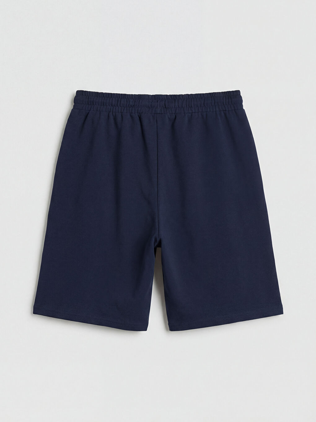 Lacivert Beli Lastikli Erkek Çocuk Şort-1