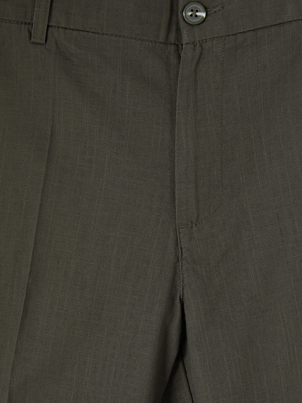 Regular Fit Linen-Look Men's Trousers-6
