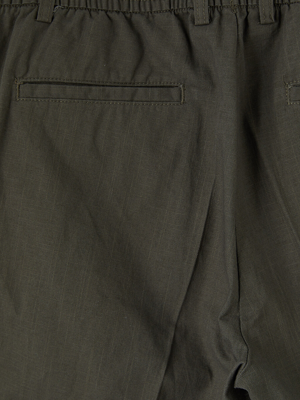 Regular Fit Linen-Look Men's Trousers-7