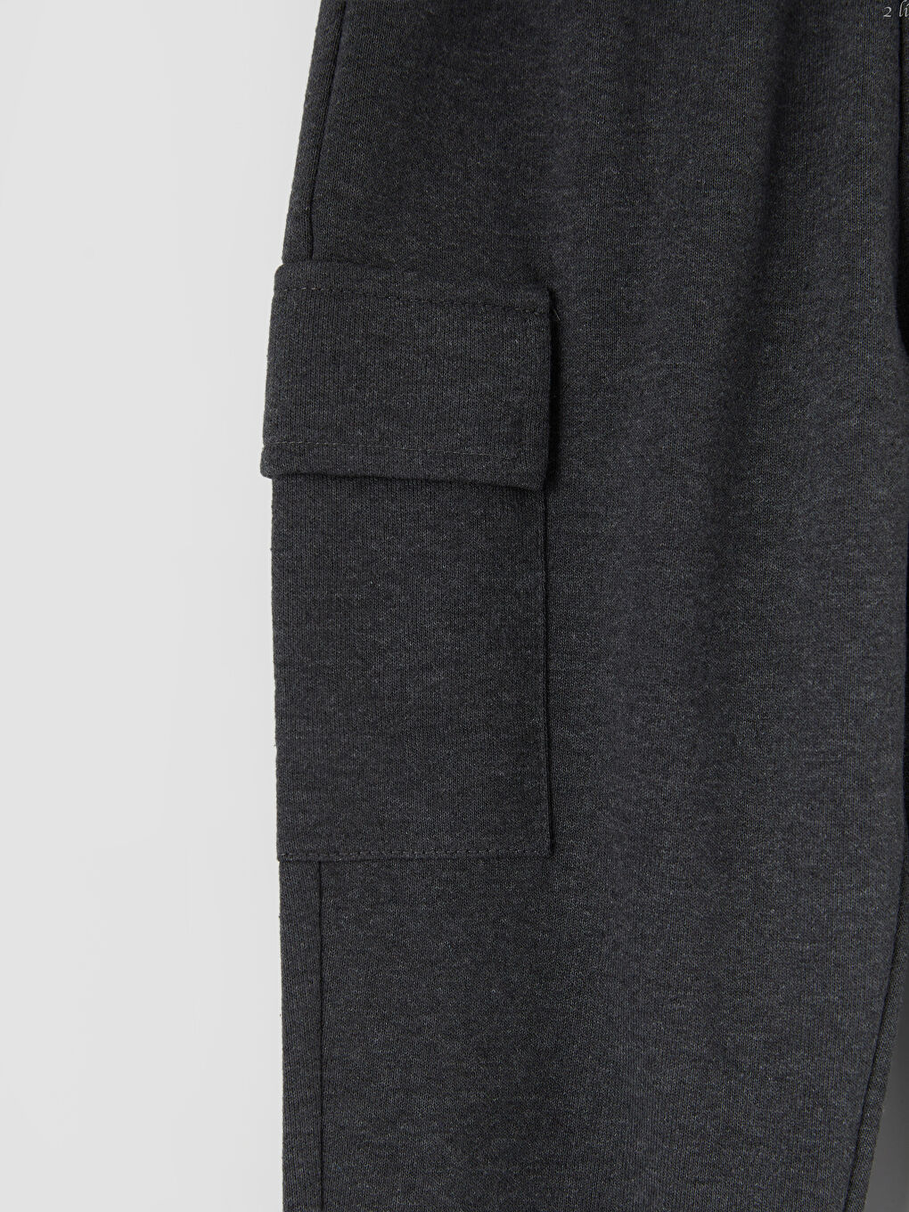 Antrasit Erkek Çocuk Jogger Eşofman Altı-2