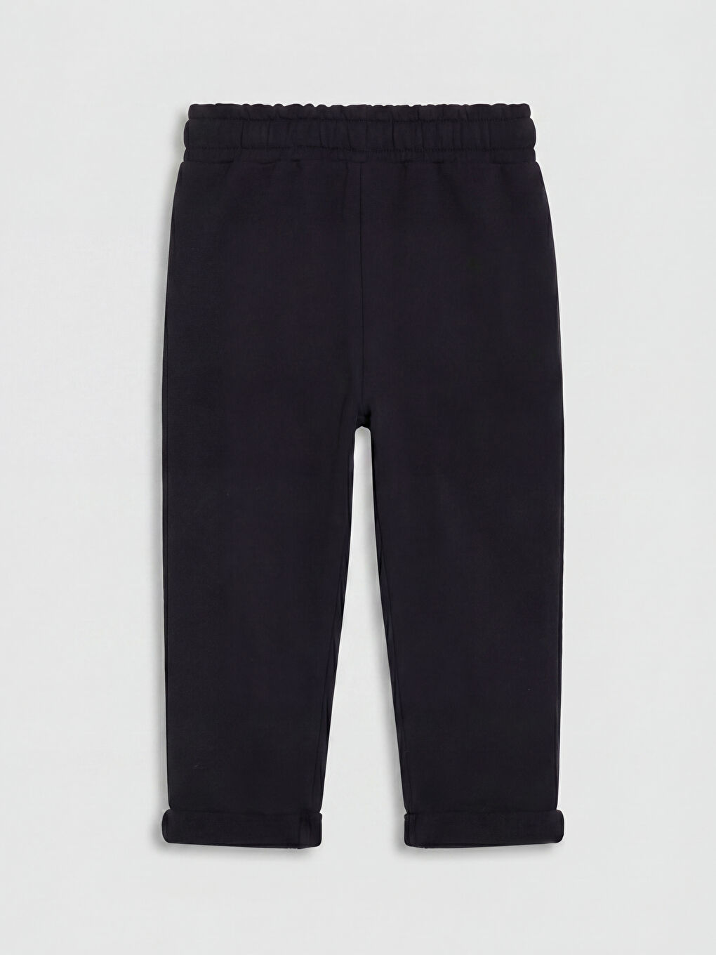 Siyah Beli Lastikli Erkek Çocuk Pantalon-1