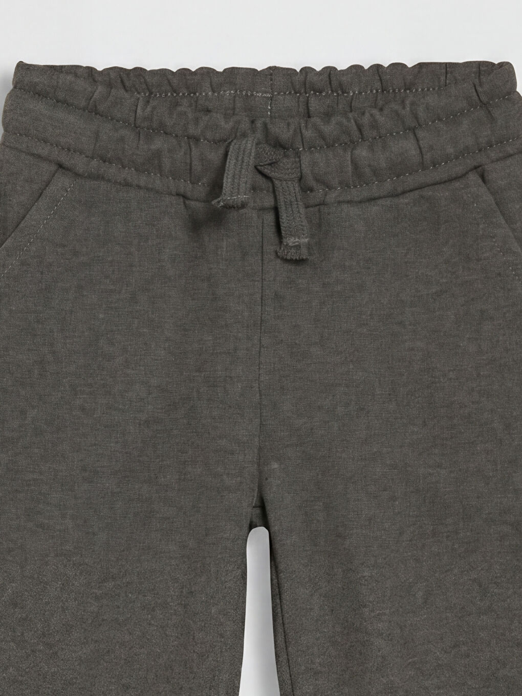Haki Beli Lastikli Erkek Çocuk Pantalon-2