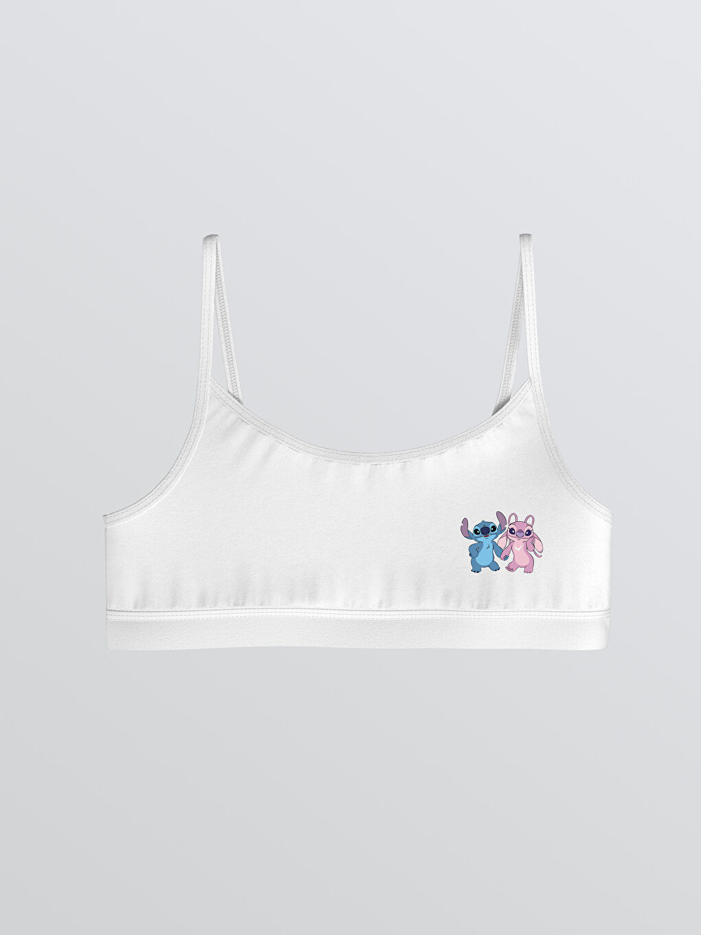 Stitch and Angel Printed Girls' Bustier 2 Pack-2