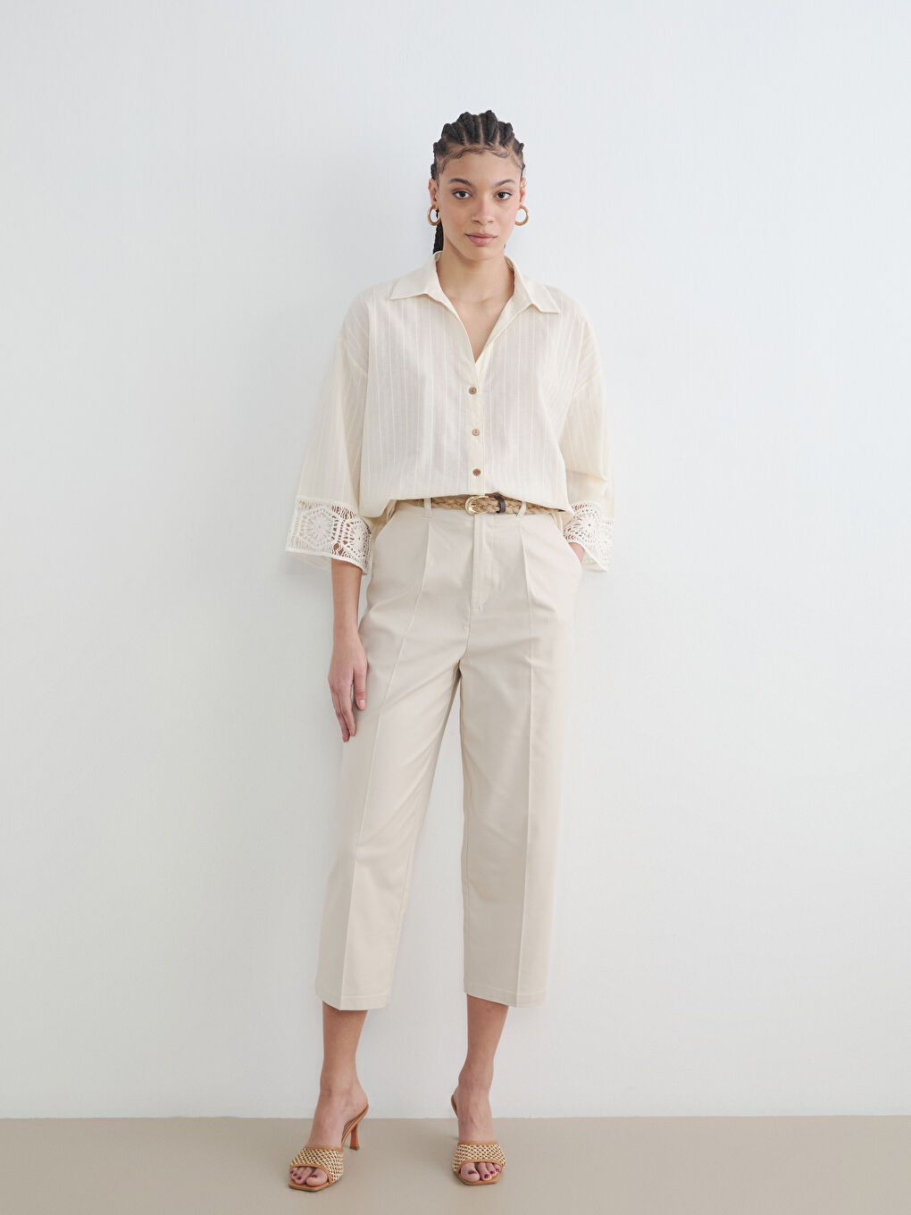 Cămașă BEJ Femeie-1