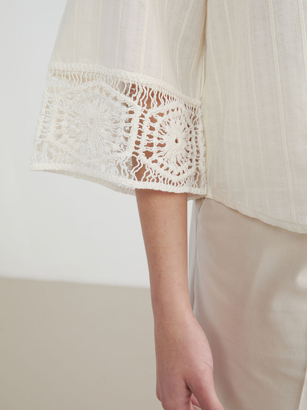 Cămașă BEJ Femeie-2