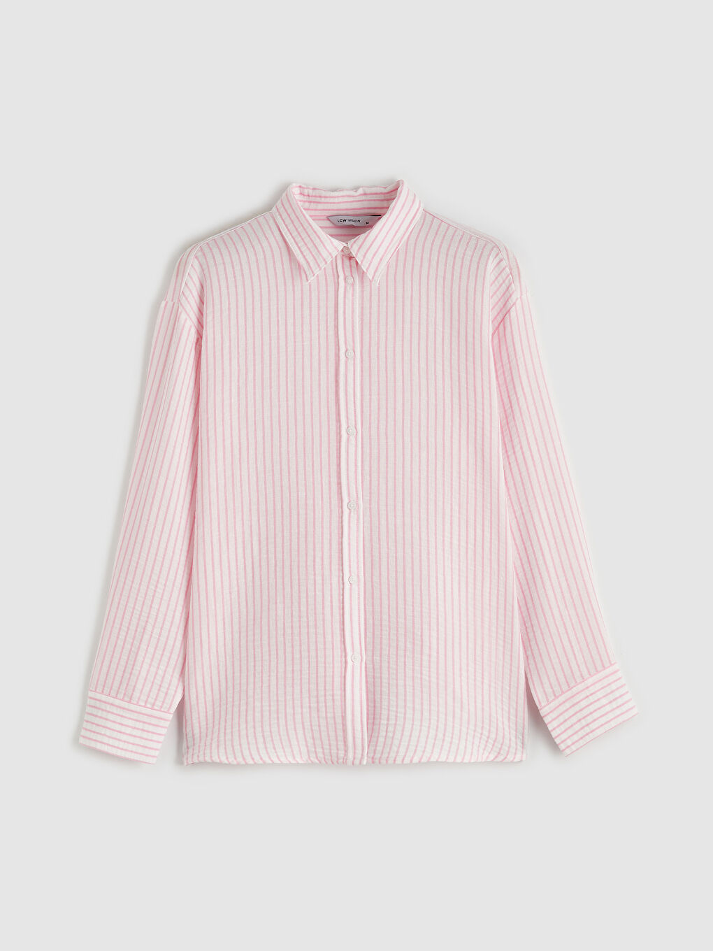 Striped Oversize Women's Shirt-4
