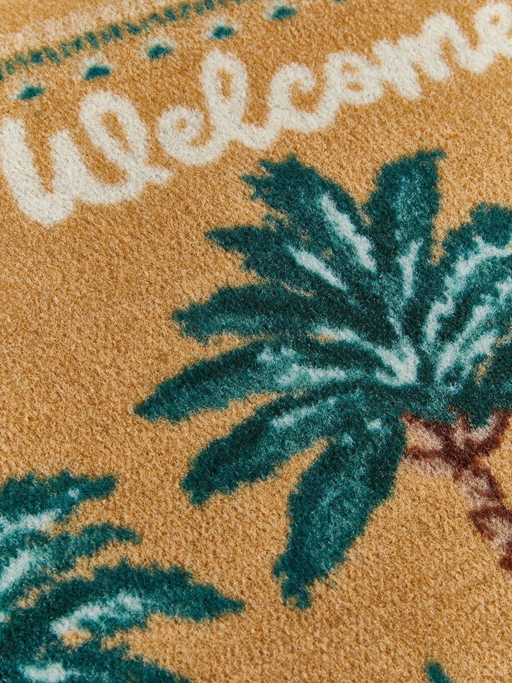 Palmiye Baskılı Kapı Önü Paspası 45x75 cm-3