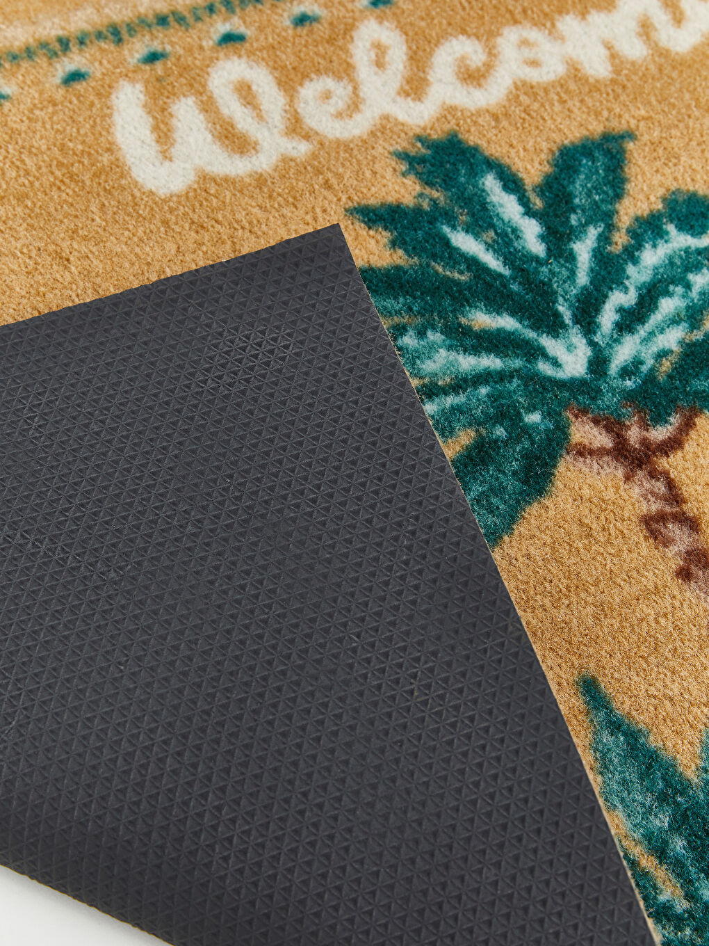 Palmiye Baskılı Kapı Önü Paspası 45x75 cm-4