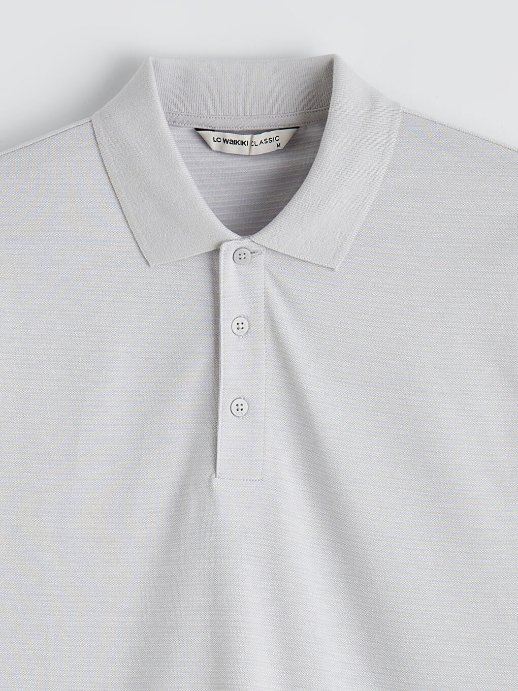 Polo Yaka Çizgili Erkek Tişört	-5