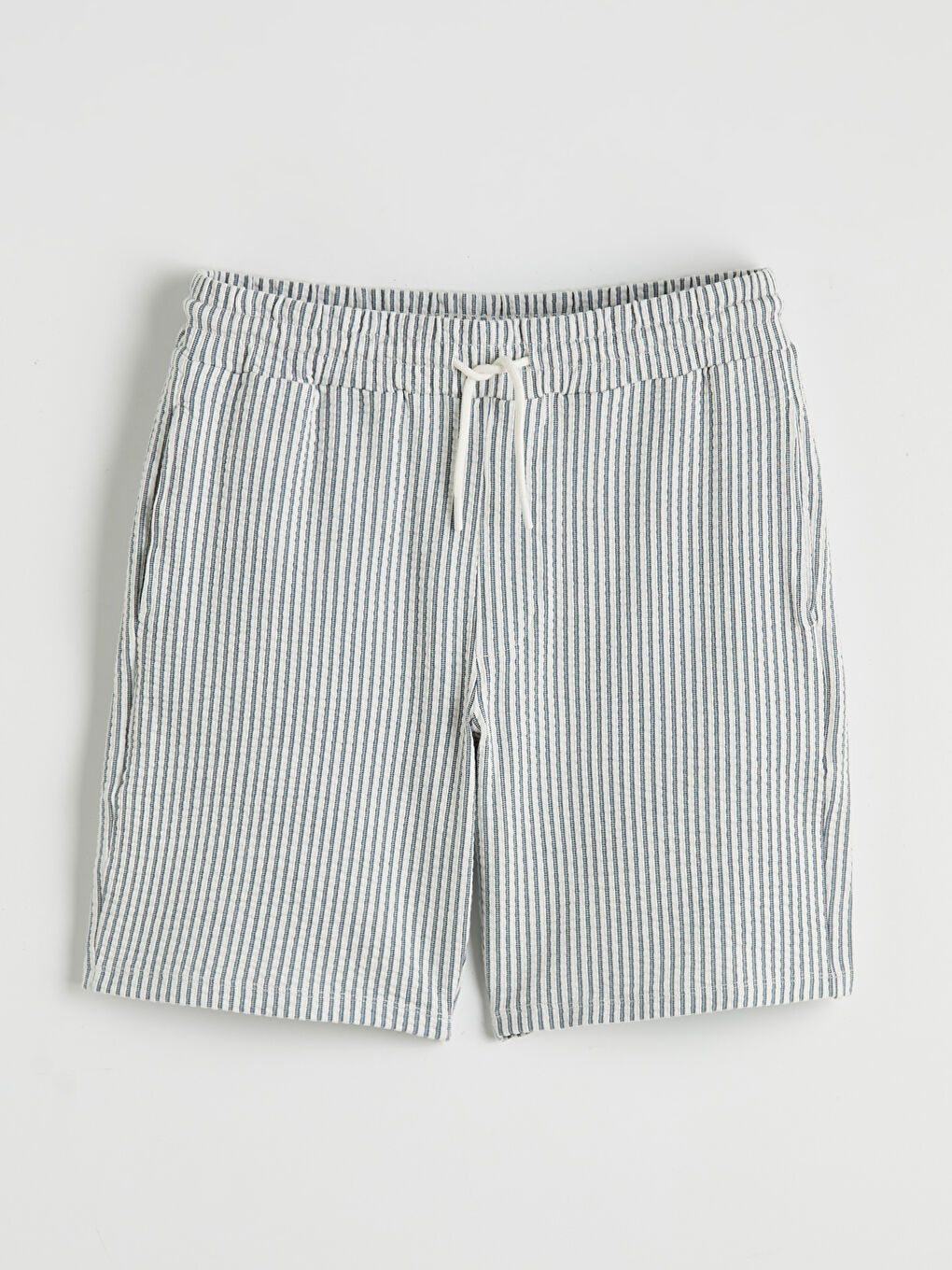 Regular Fit Striped Men's Shorts-3