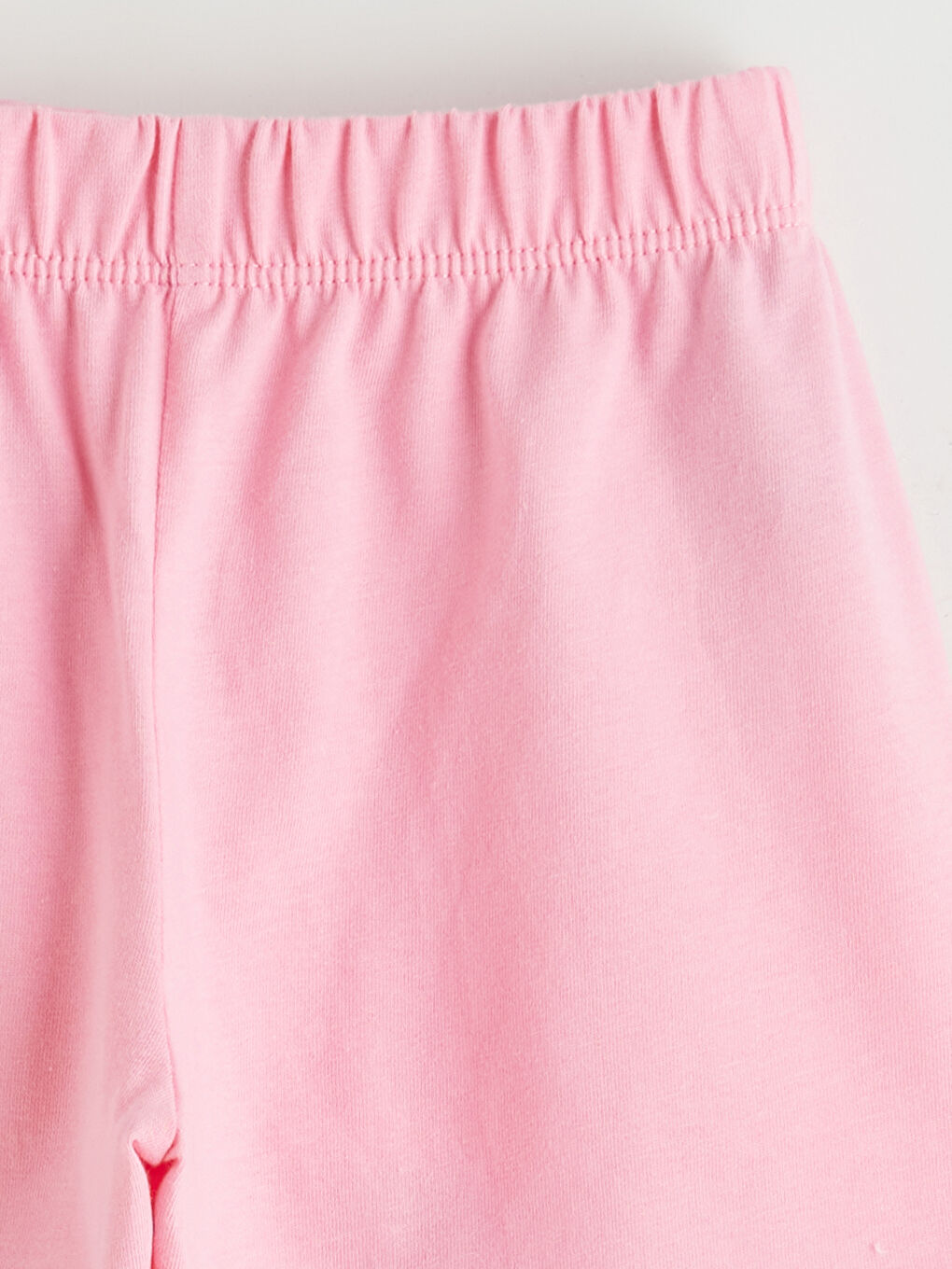 Beyaz Bisiklet Yaka Çiçekli Kız Çocuk Tişört ve Şort-5