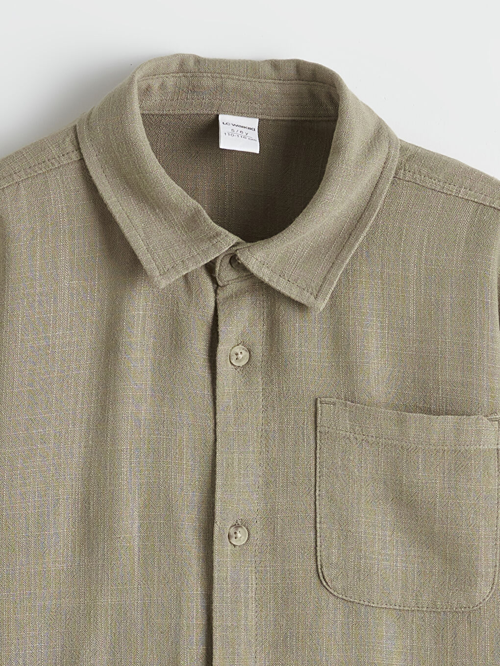 Standard Fit Boys' Linen Shirt-1