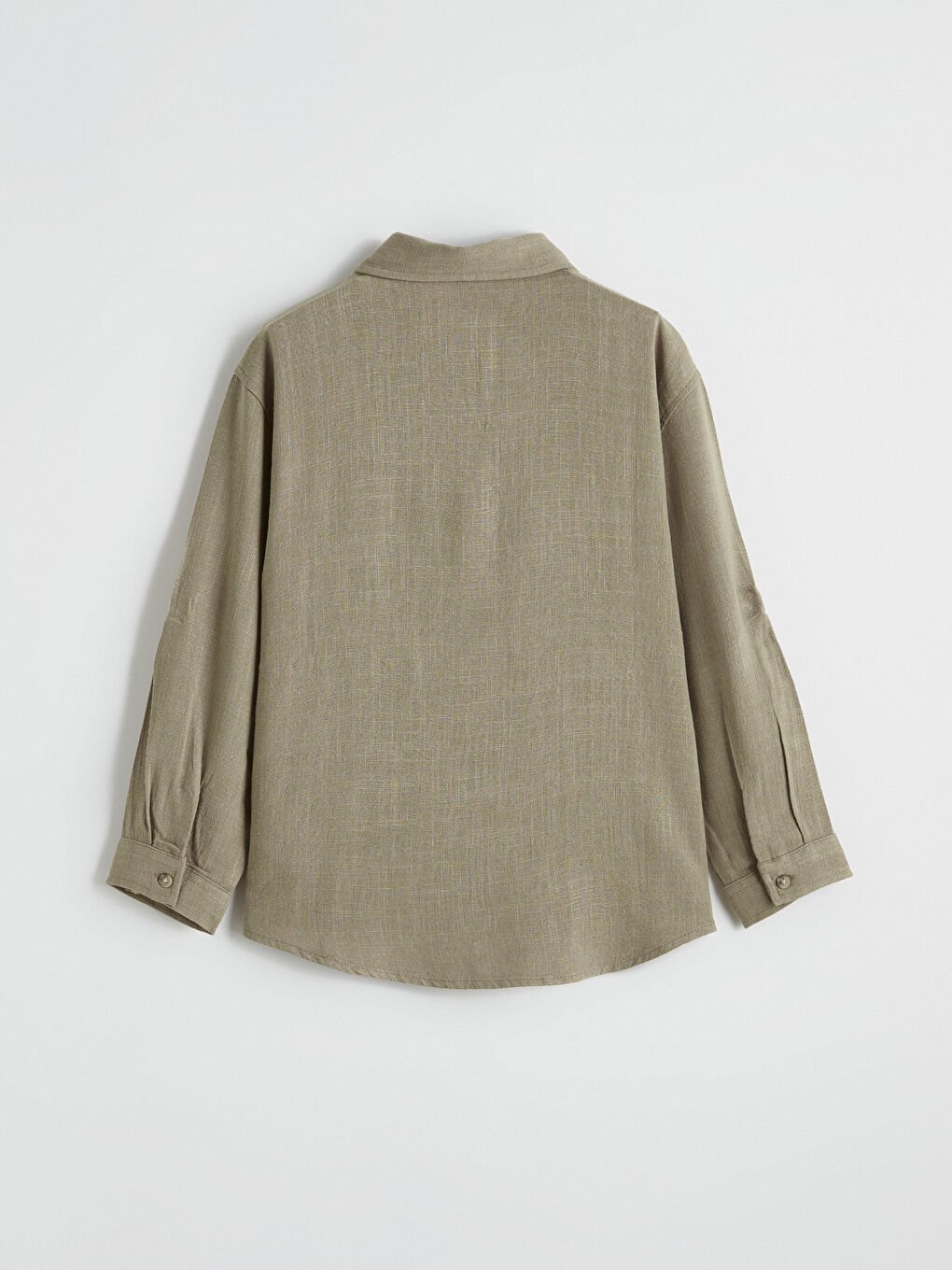 Standard Fit Boys' Linen Shirt-2