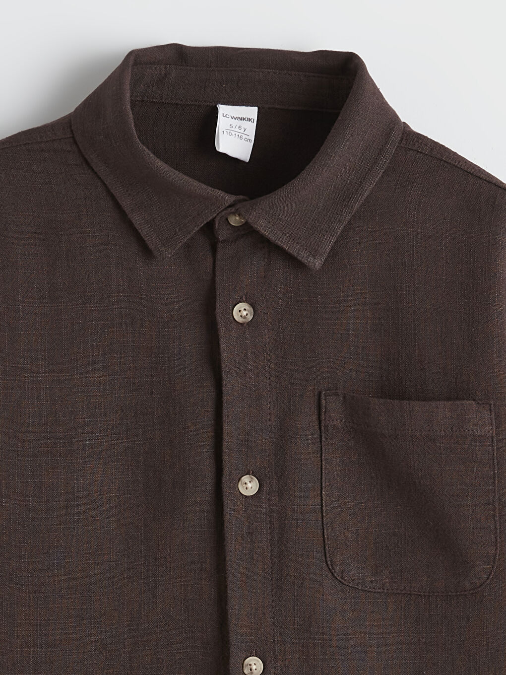 Standard Fit Boys' Linen Shirt-1