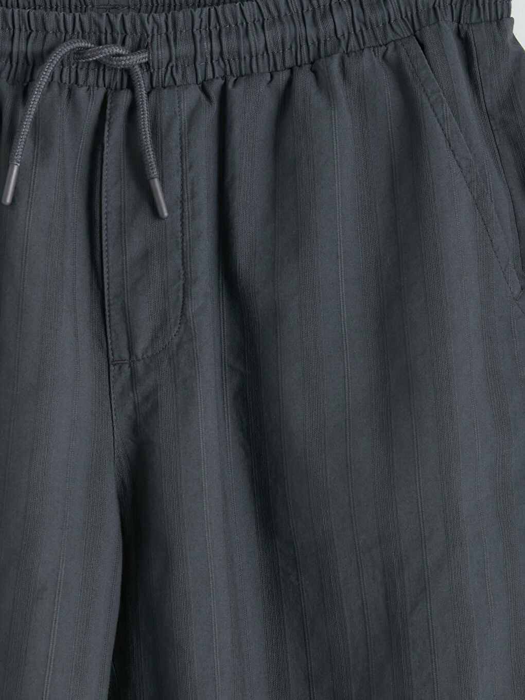 Gri Standart Kalıp Erkek Şort-2