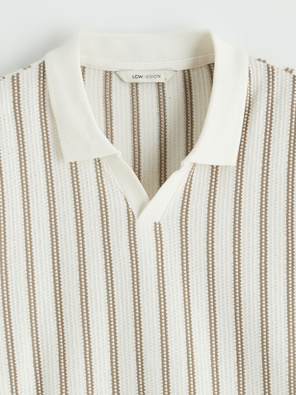 Muška prugasta polo majica-5