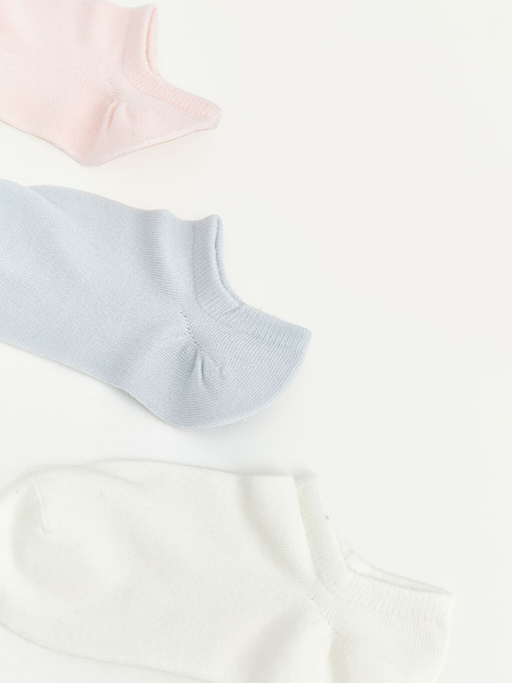 Pembe Kadın Sneaker Çorap 5'li-1