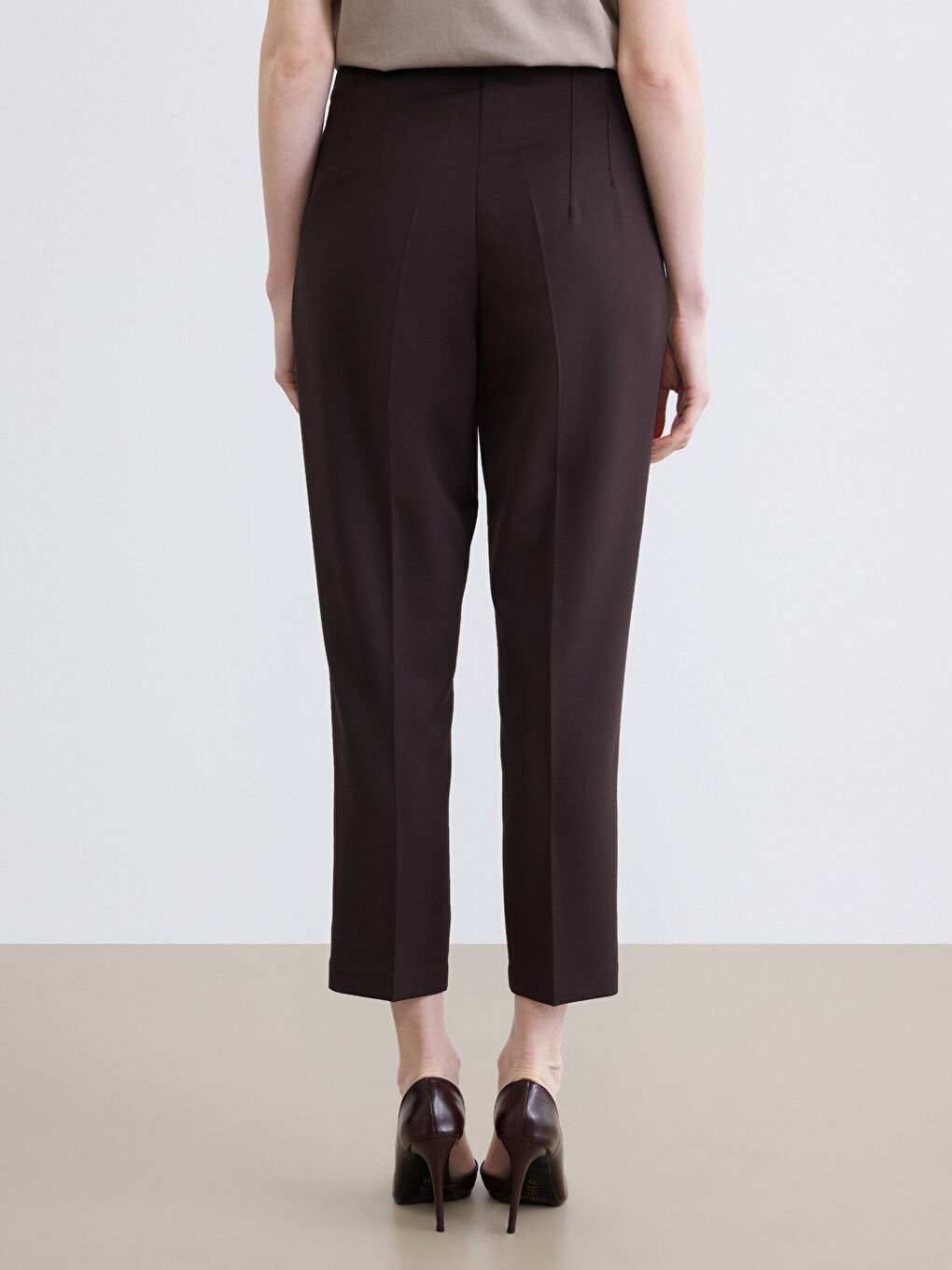 Pantalons de costume BRUN Femme-3