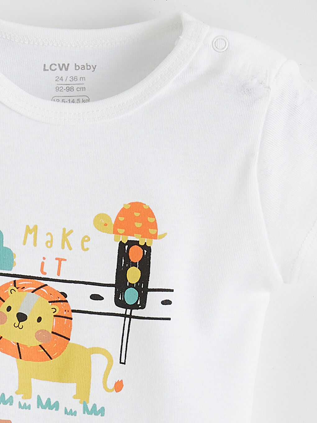 Baby Boy WHITE Bodysuit-2