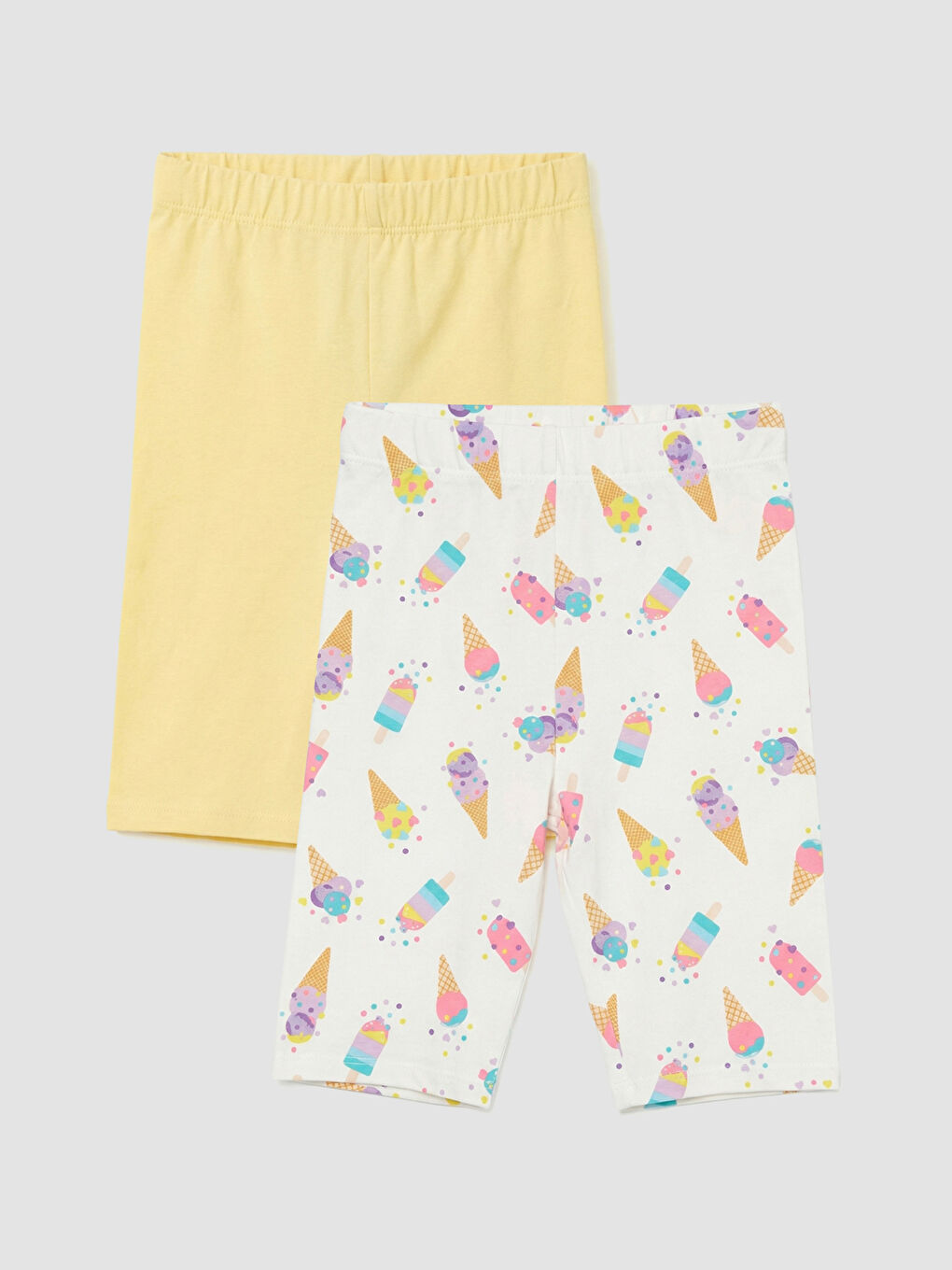 Printed Girls' Leggings 2 Pack