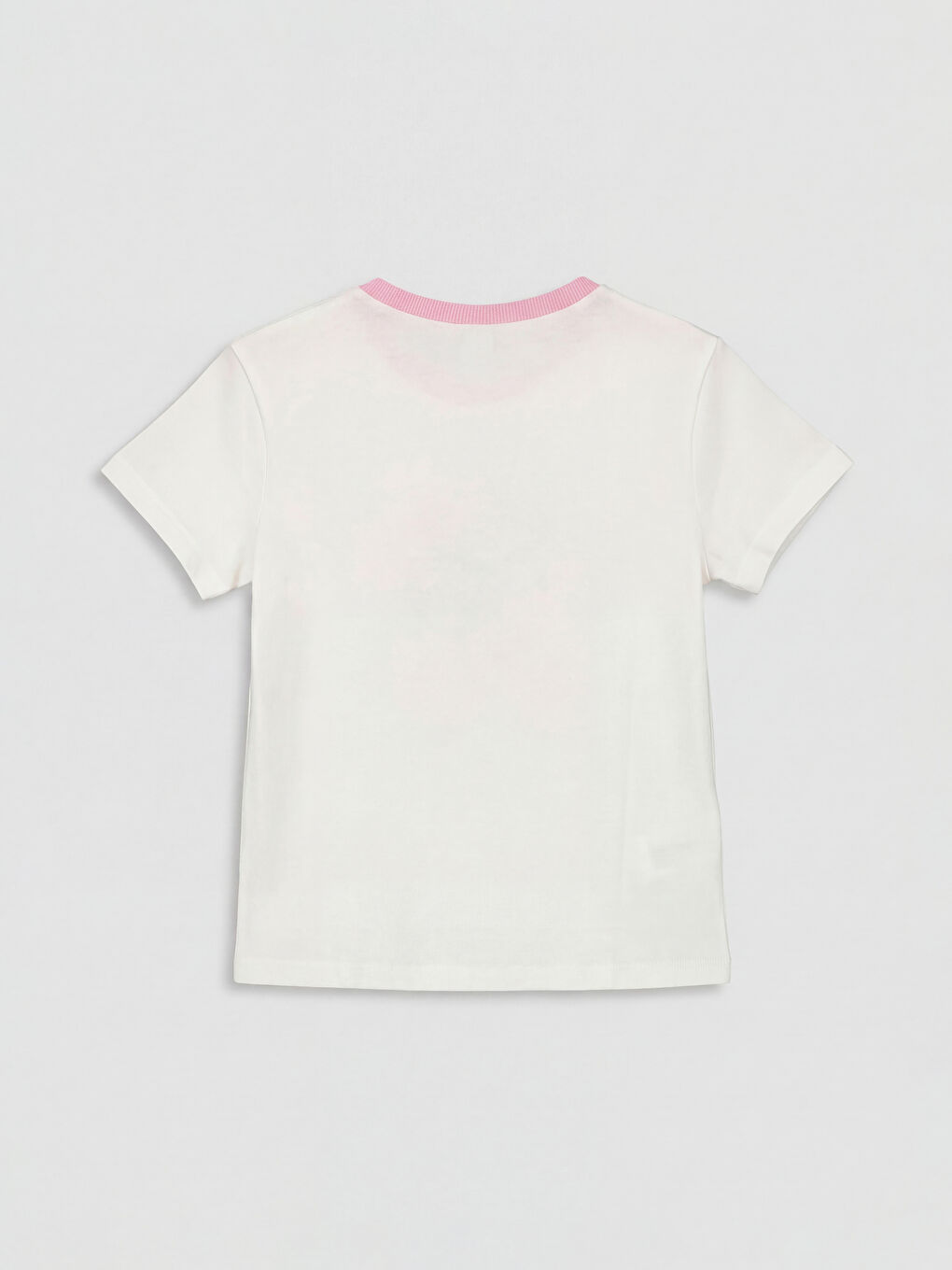 Crew Neck Printed Girls' T-Shirt 2 Pack-4