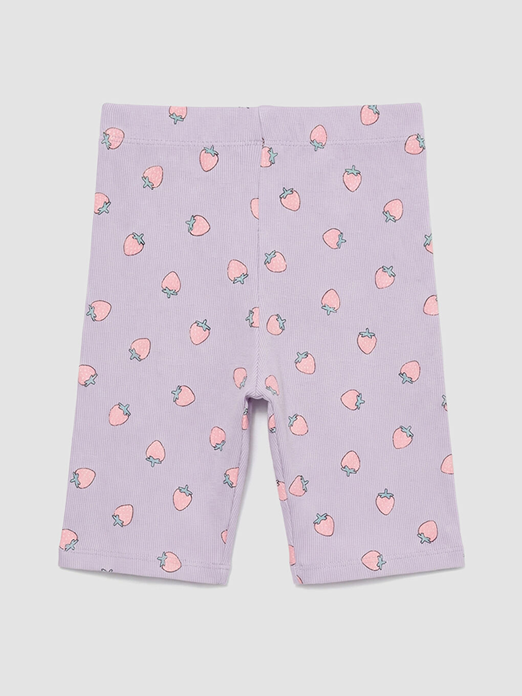 Pembe Çilek Desenli Kız Çocuk Tayt
