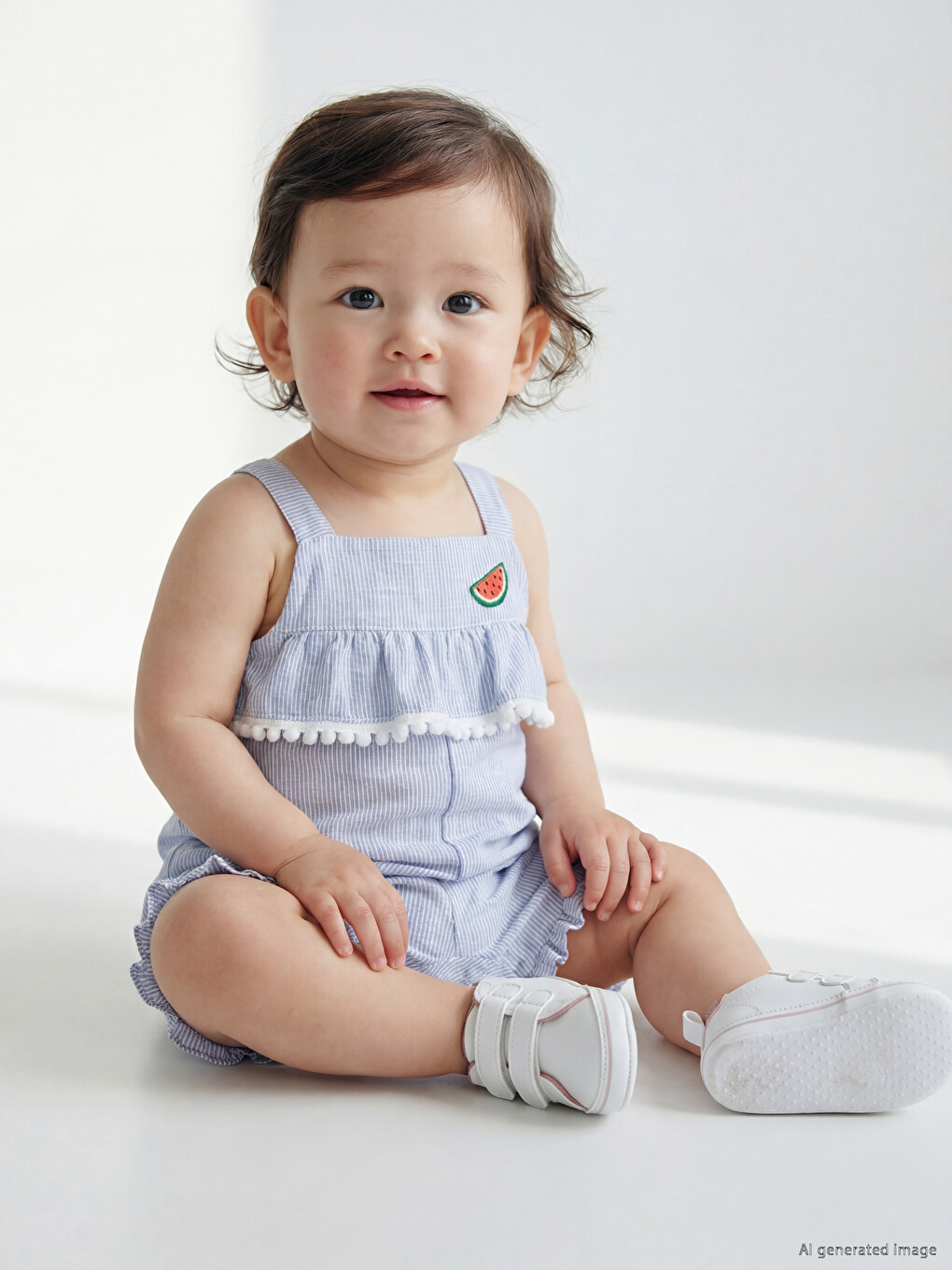 Baby Girls' Poplin Jumpsuit