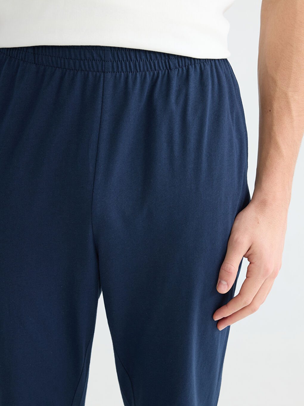 Lacivert Standart Kalıp Erkek Pijama Altı-2