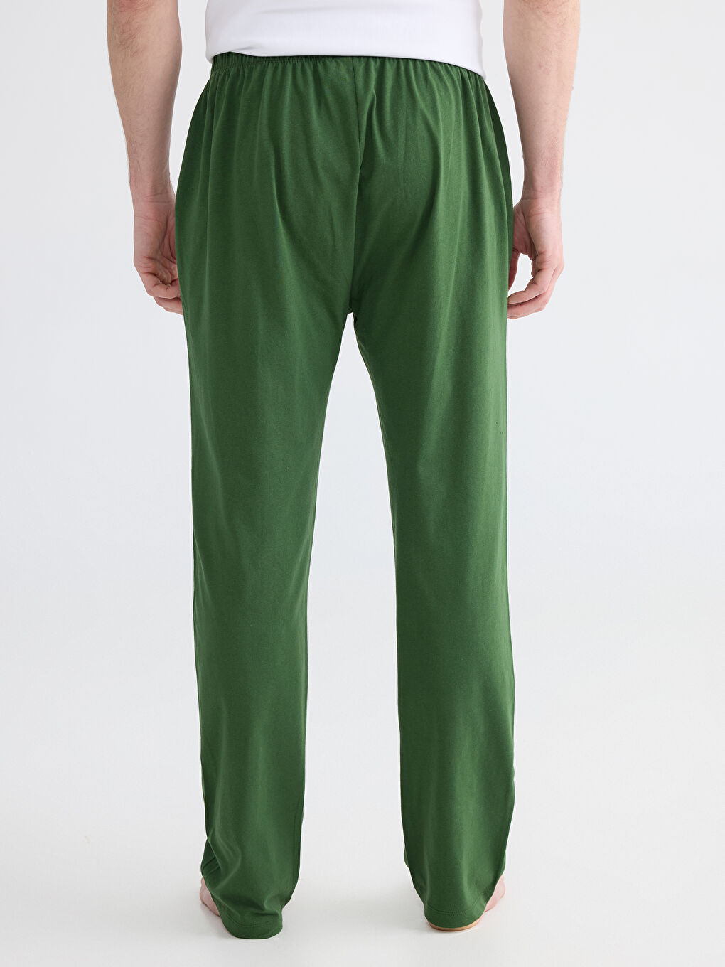 Yeşil Standart Kalıp Erkek Pijama Altı-3