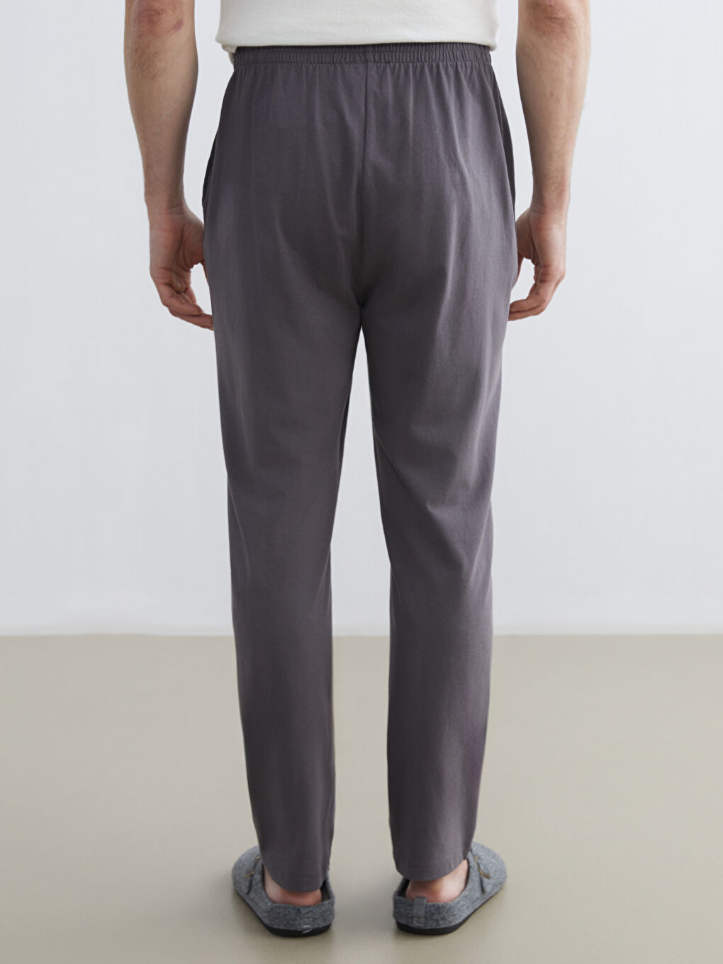 Gri Standart Kalıp Erkek Pijama Altı-3