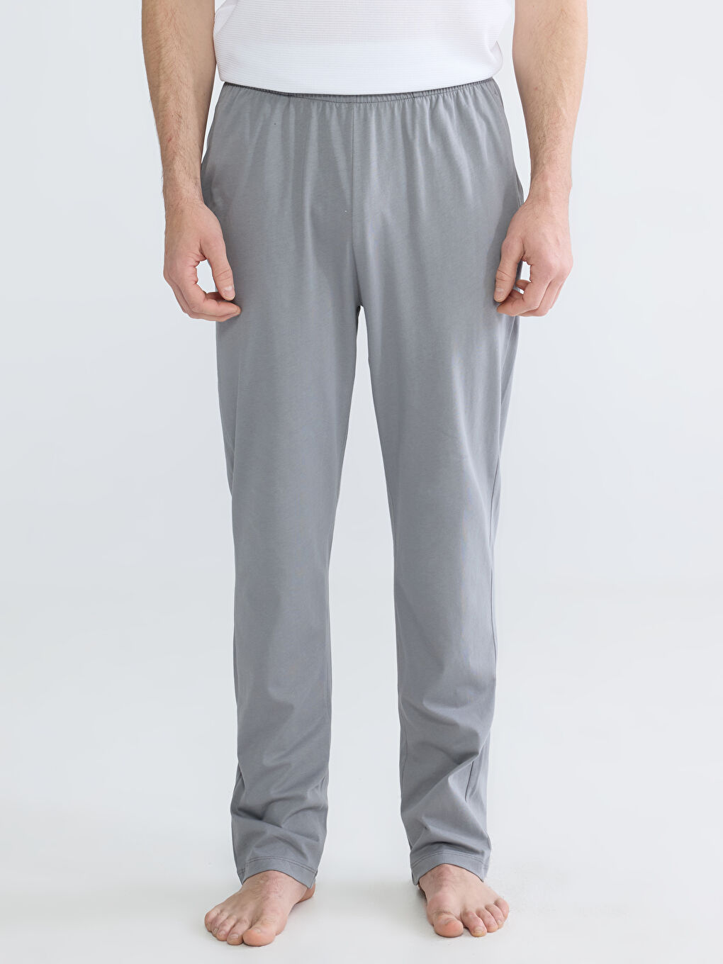 Gri Standart Kalıp Erkek Pijama Altı-1