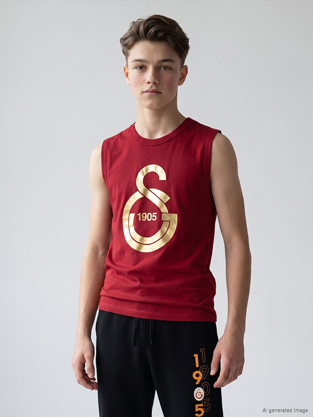 Galatasaray Printed Boys' Tank Top