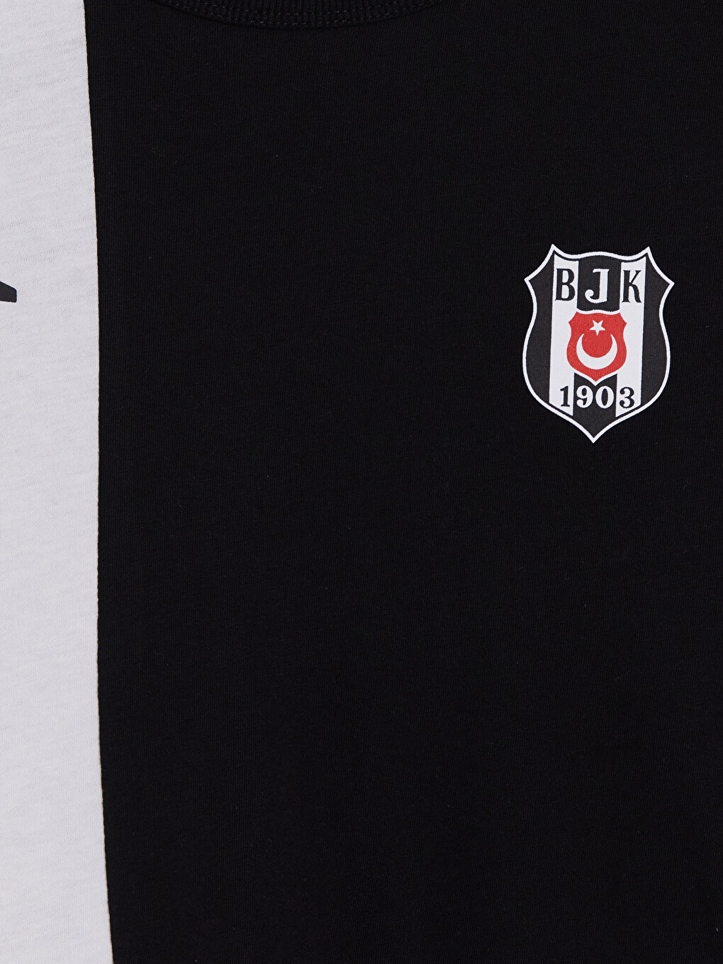 Siyah Beşiktaş Baskılı Erkek Çocuk Şortlu Takım-2