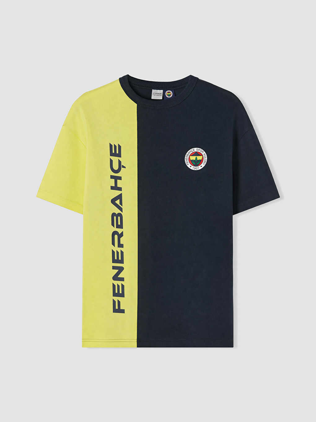 Lacivert Fenerbahçe Baskılı Erkek Çocuk Şortlu Takım-1