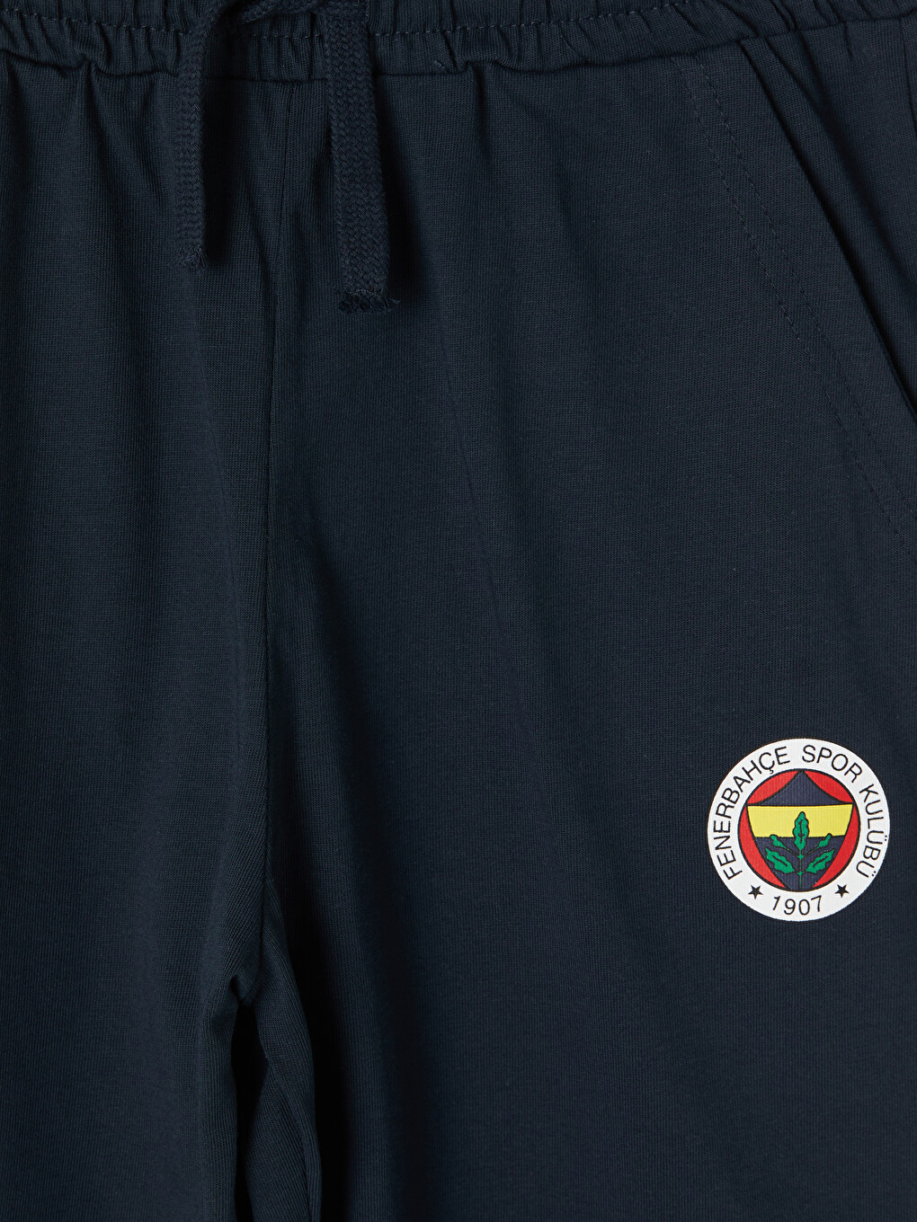 Lacivert Fenerbahçe Baskılı Erkek Çocuk Şortlu Takım-4