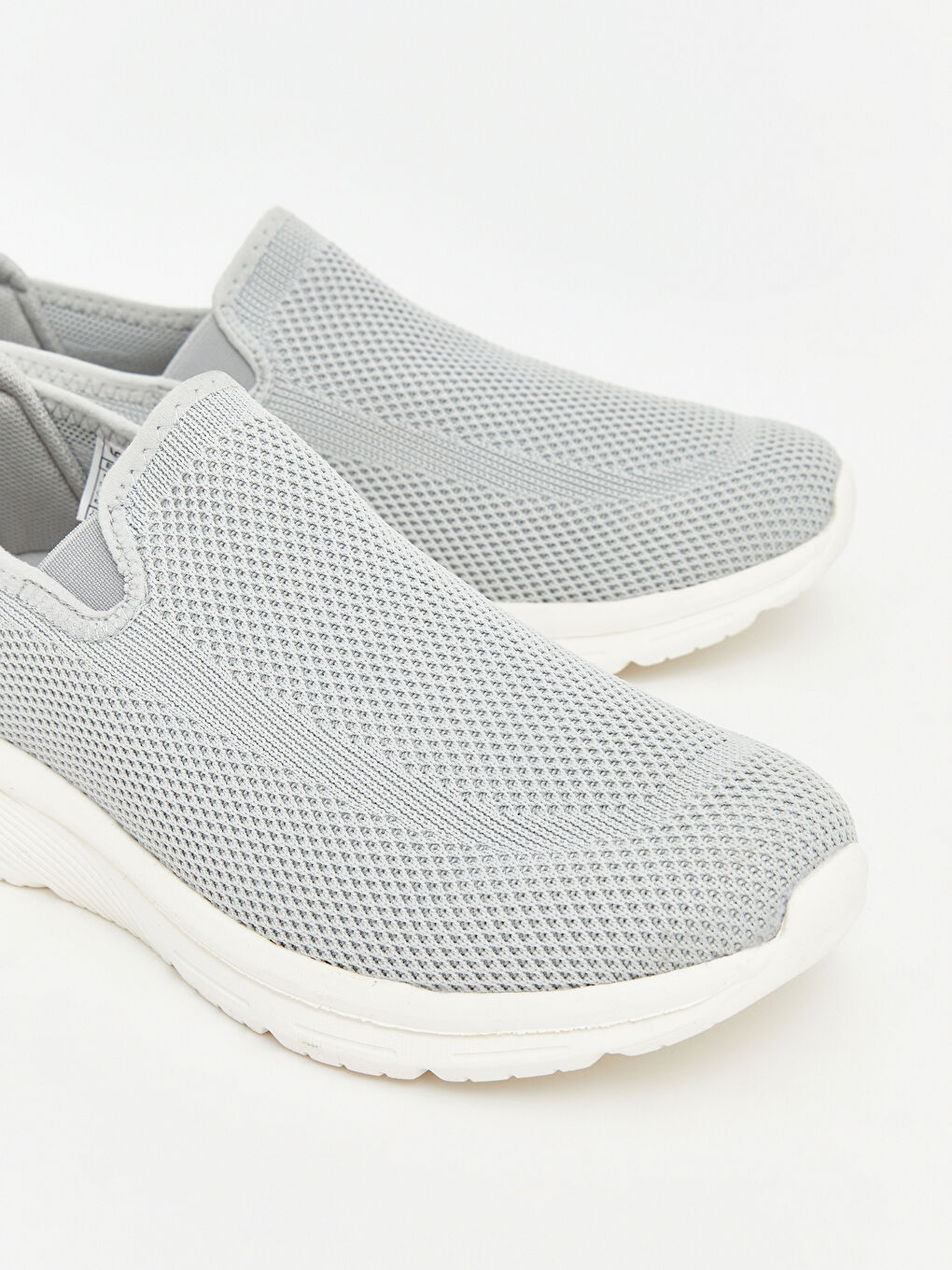 Gri Fileli Erkek Spor Ayakkabı-2