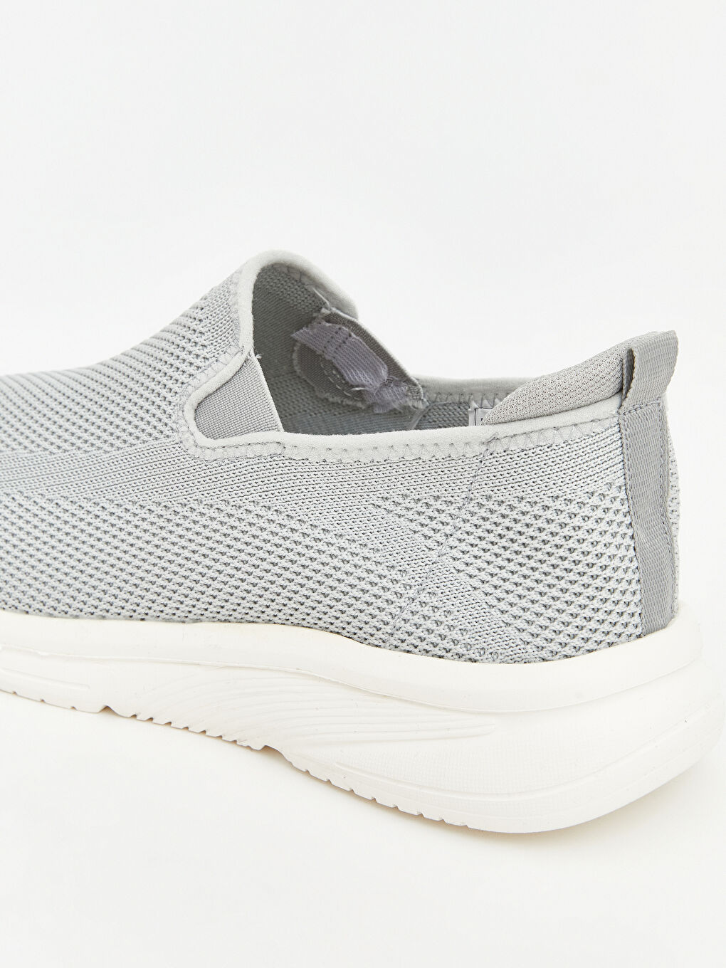 Gri Fileli Erkek Spor Ayakkabı-4