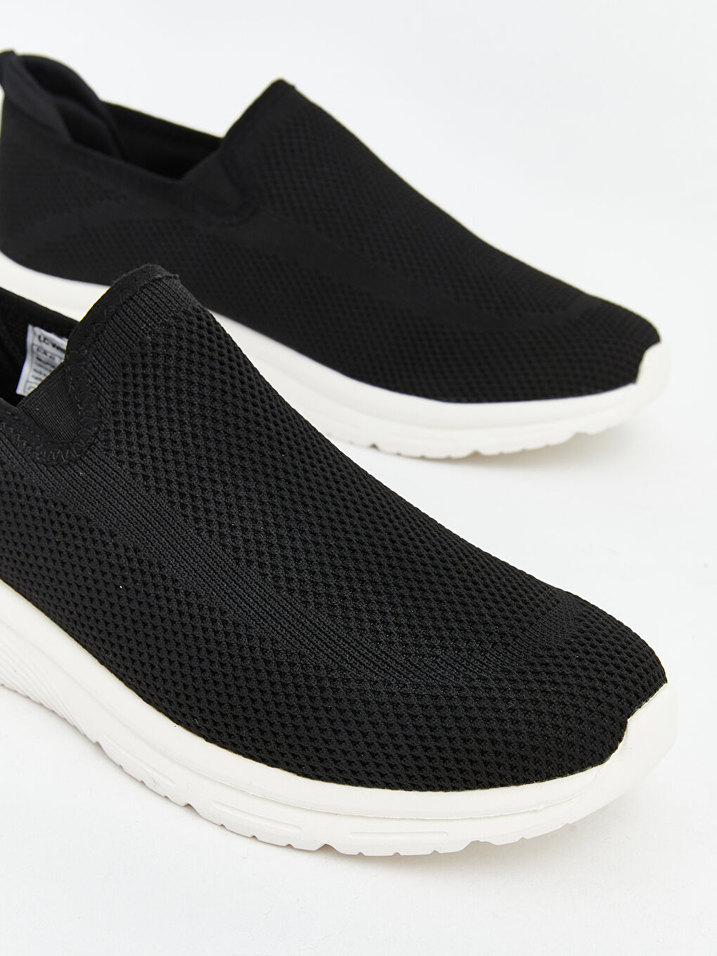 Siyah File Detaylı Erkek Spor Ayakkabı-2