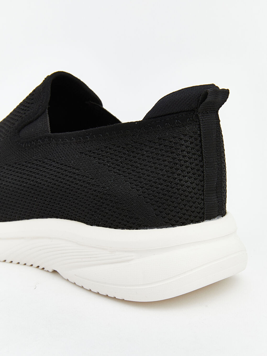 Siyah File Detaylı Erkek Spor Ayakkabı-4