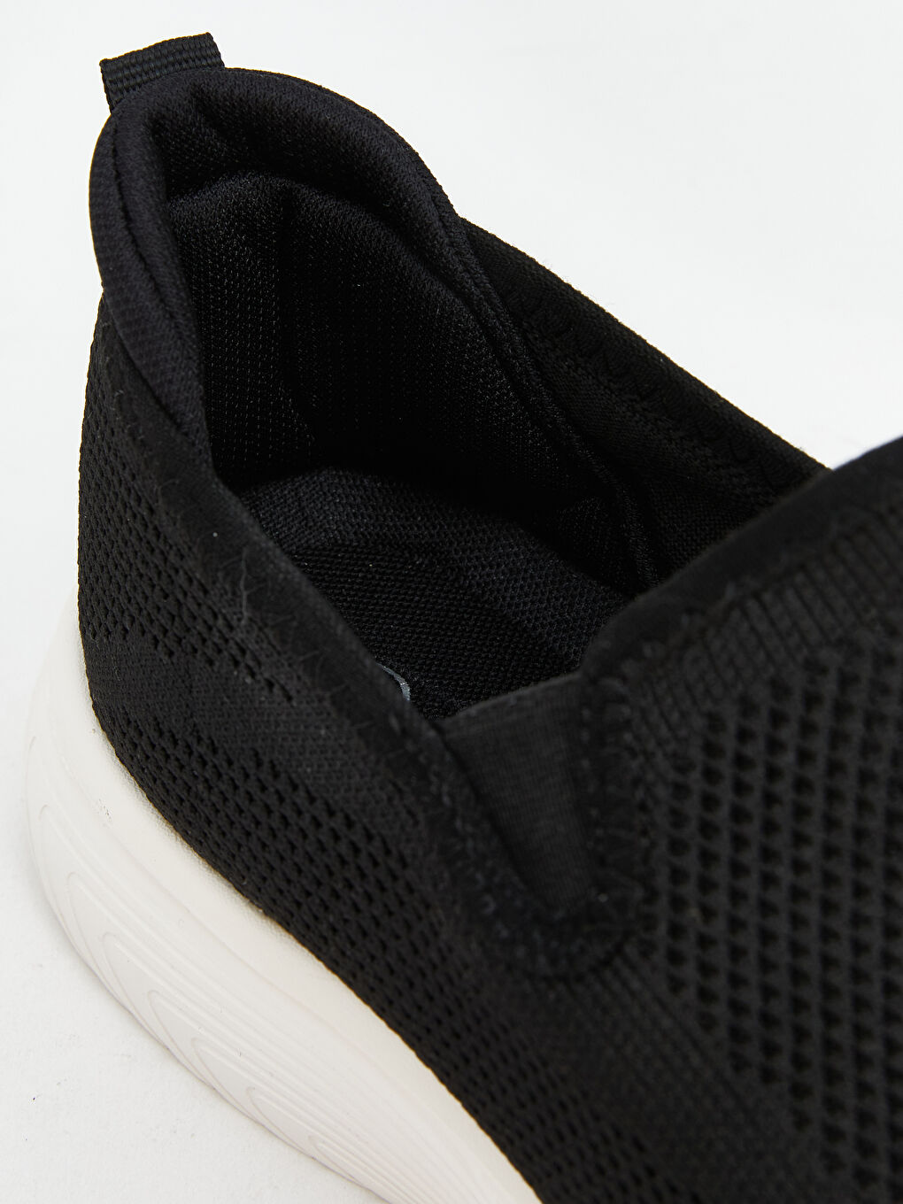 Siyah File Detaylı Erkek Spor Ayakkabı-5