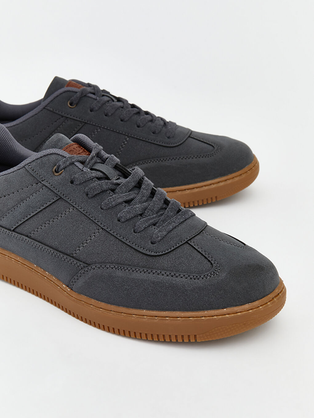 Antrasit Süet Görünümlü Erkek Sneaker-2