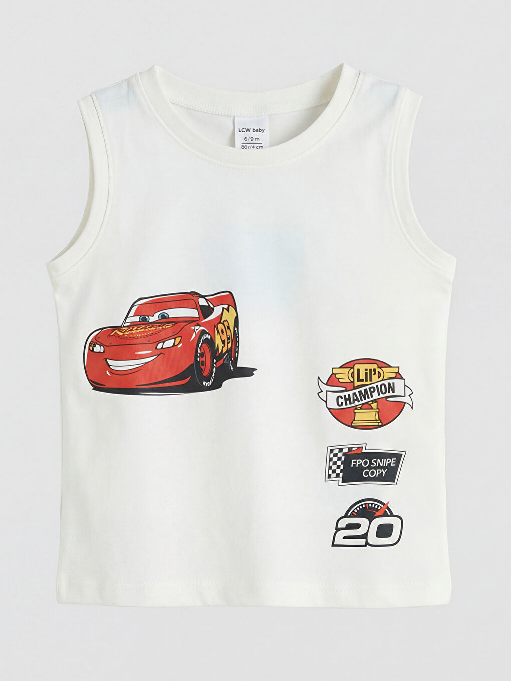 Cars Baskılı Erkek Bebek Şortlu Takım-1