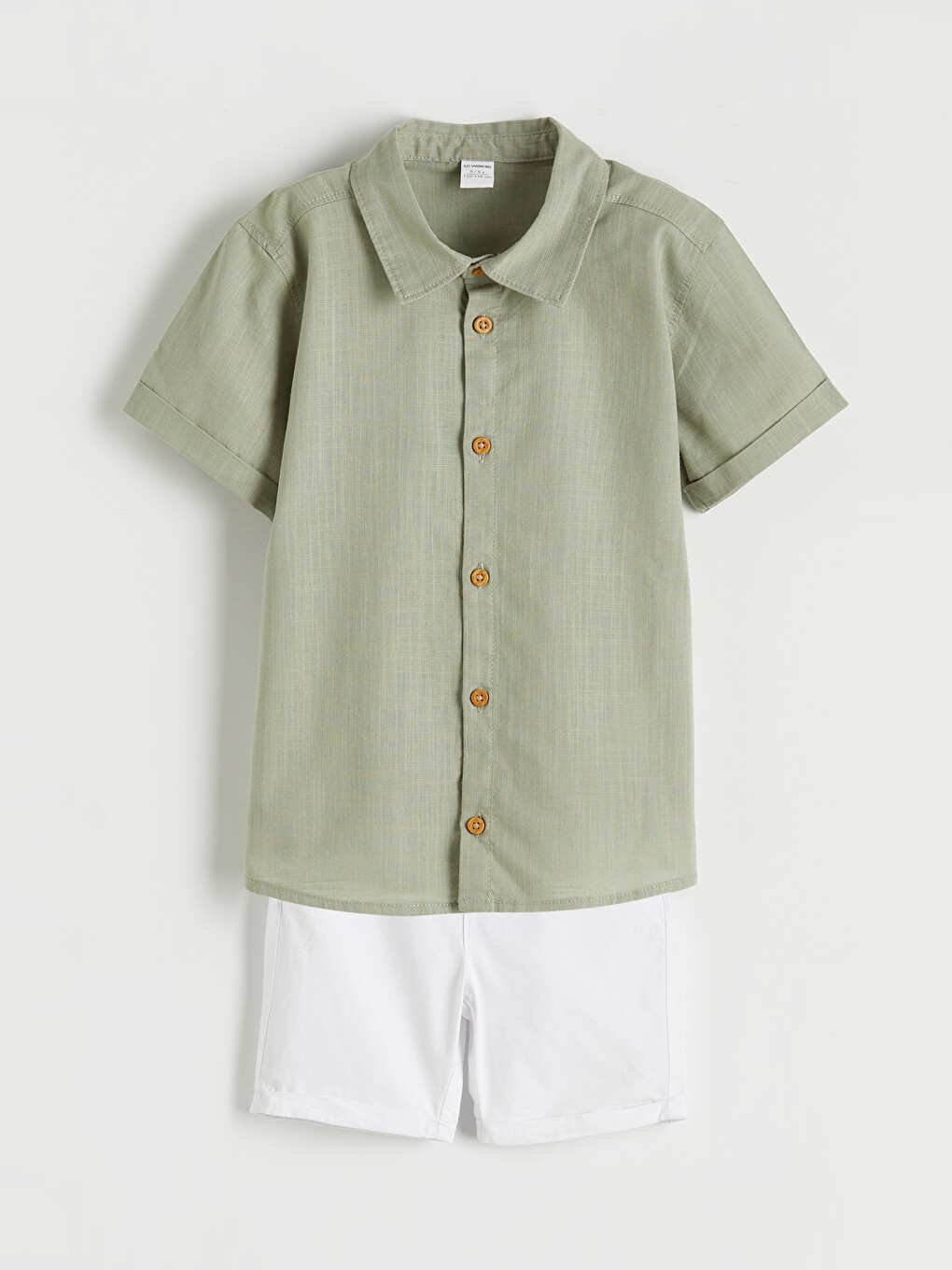 Boys' Short Sleeve Shirt And Shorts Set