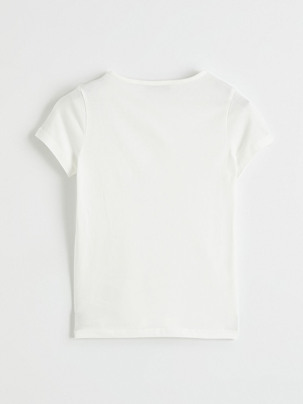 Siyah Bisiklet Yaka Kız Çocuk Tişört ve Şort-3