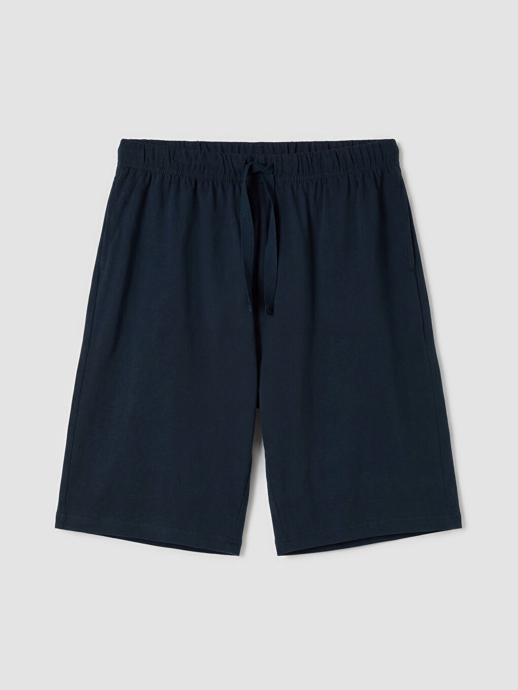 Mavi Standart Kalıp Erkek Şortlu Pijama Takımı-2