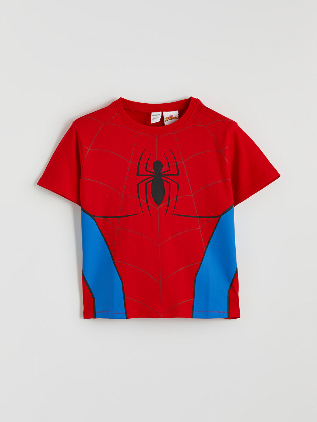 Spider-Man Baskılı Erkek Çocuk Şortlu Pijama Takımı-1