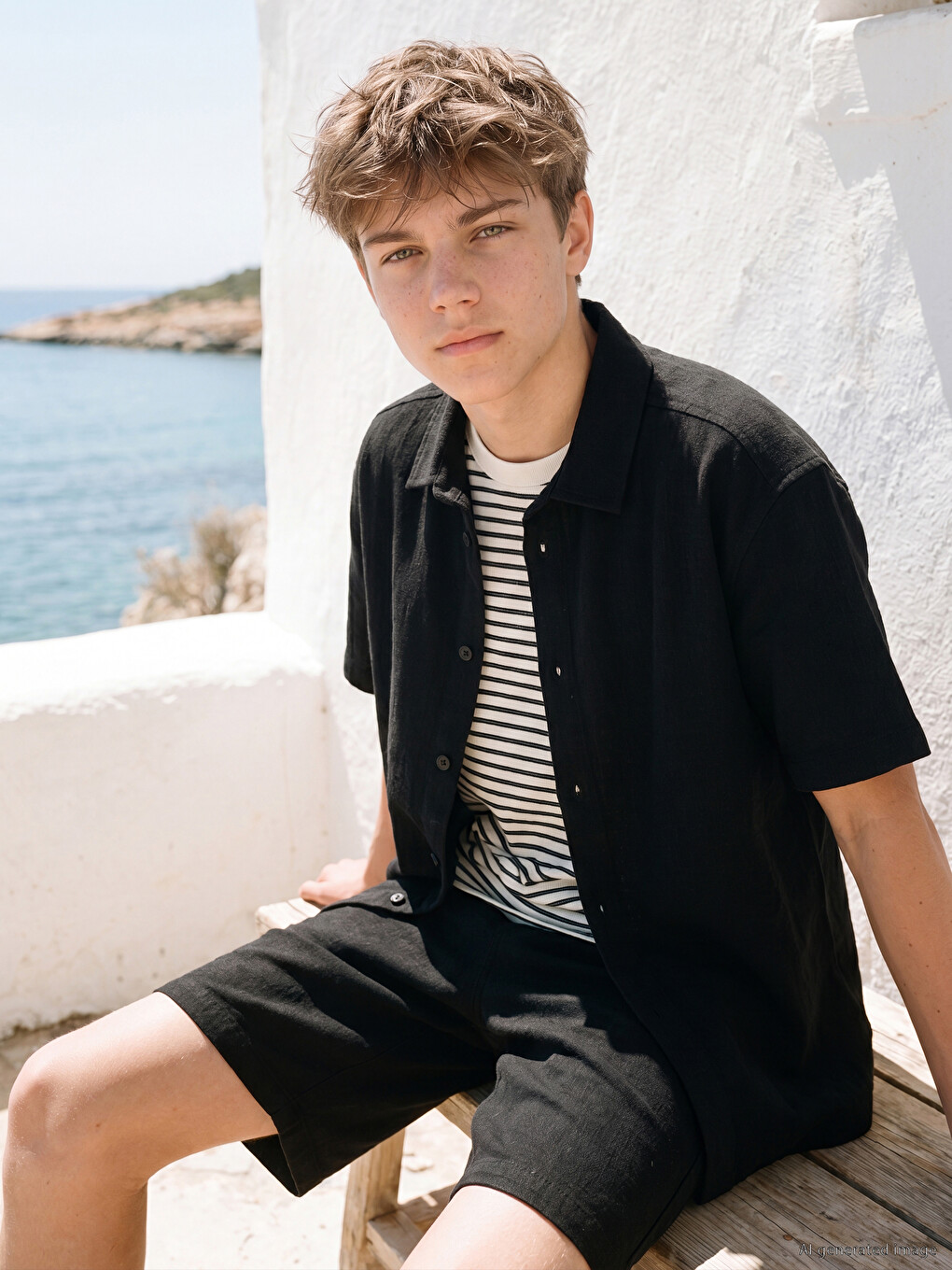 Poplin Boys' Shirt